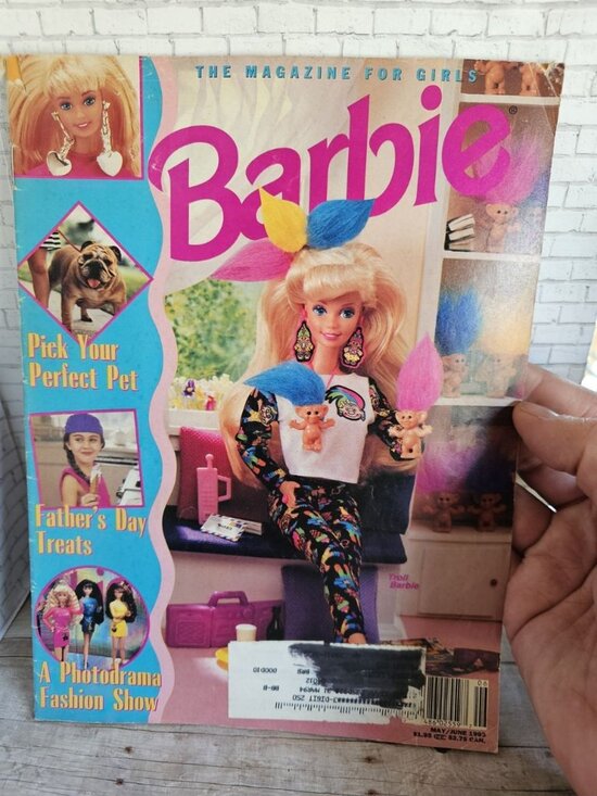 Barbie Other - Vintage Barbie Magazine May June 1993 Troll Barbie Fashion Pet Mattel